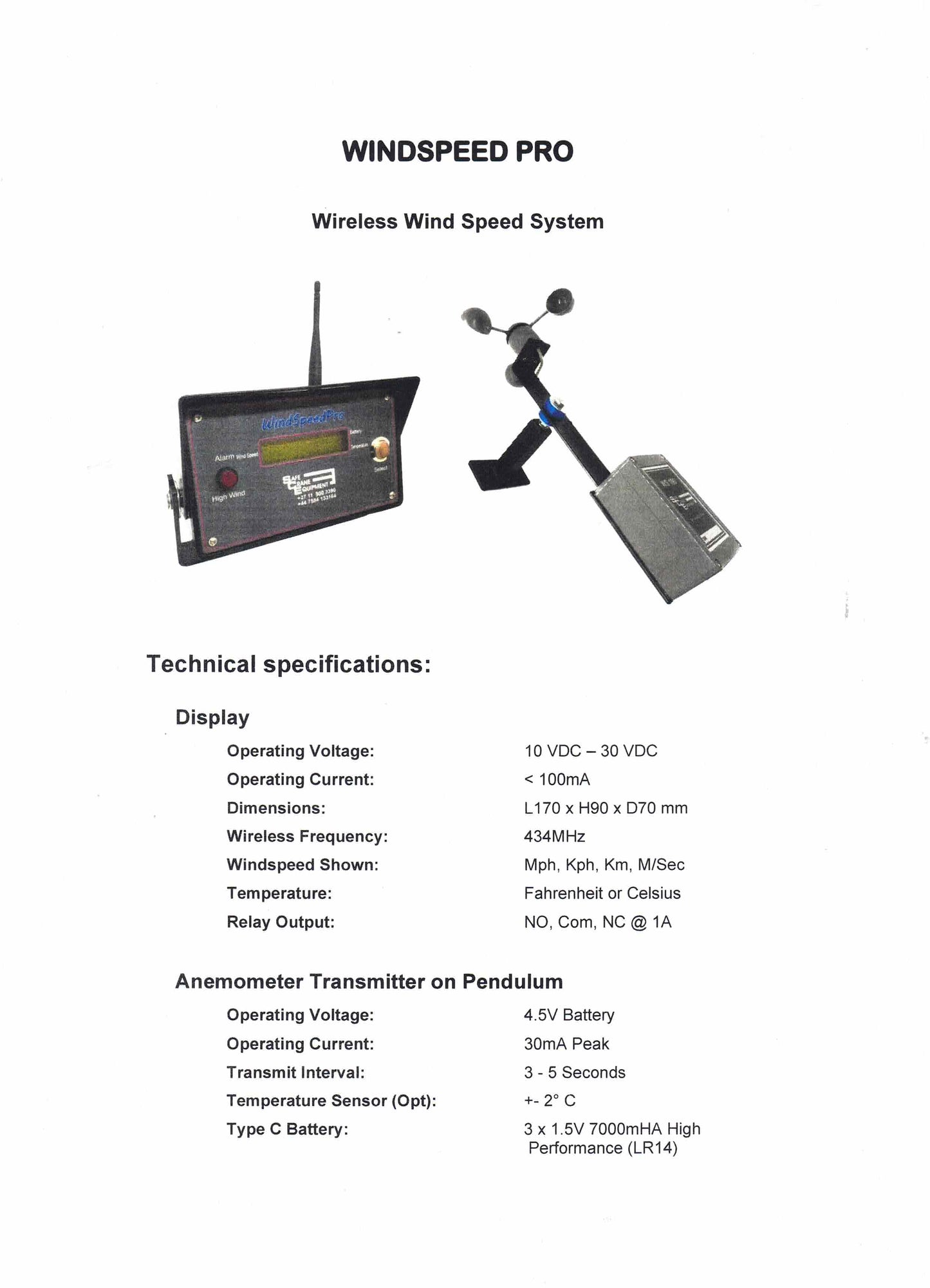 Wind Speed Pro Meter