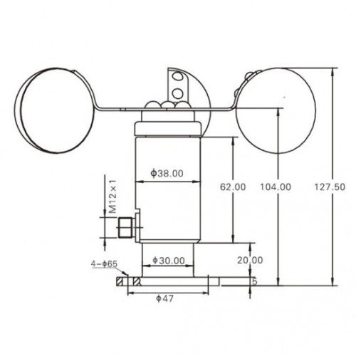 Tower Crane Wind Speed Sensor